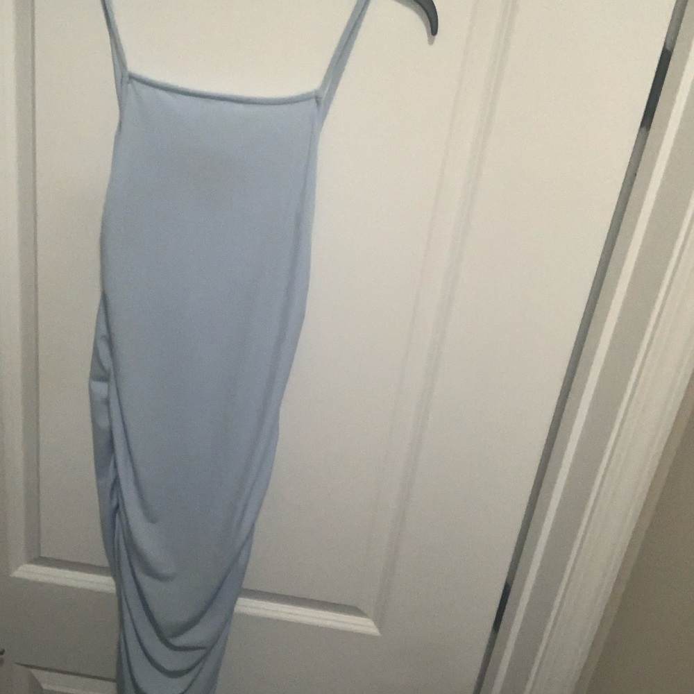Baby Blue Spaghetti Strap Dress